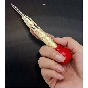 中心冲定位器自动弹簧式打眼器高硬度定位冲子破窗器定点凿子冲头