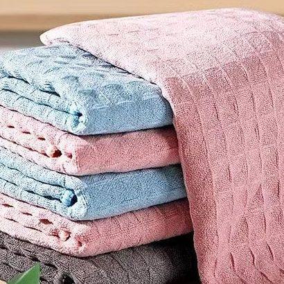 华夫格抹布超细纤维洗碗巾厨房专用不沾油去污家用吸水不掉毛加厚