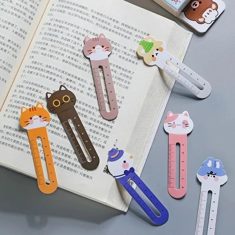 可爱动物书签小学生通用尺卡通高颜值尺子文具礼品学生奖品一年级
