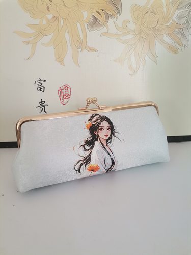 新款国风个性化动漫笔袋学生文具收纳袋高颜值ins风简约钢笔盒