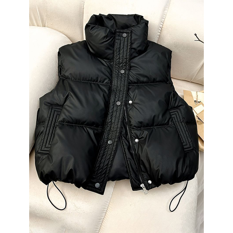 小个子羽绒棉服马甲女外穿洋气