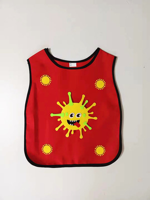 2021万圣节病毒cosplay服装冠状病毒服红色火龙果成人儿童演出服