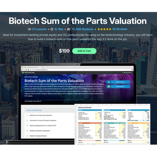 WSO/WSP/BIWS Biotech Valuation 生物技术科技估值建模视频课程