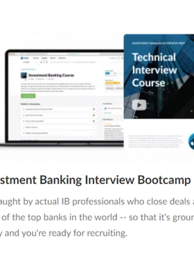 WSO Wall Street Oasis Investment Banking Interview Bootcamp
