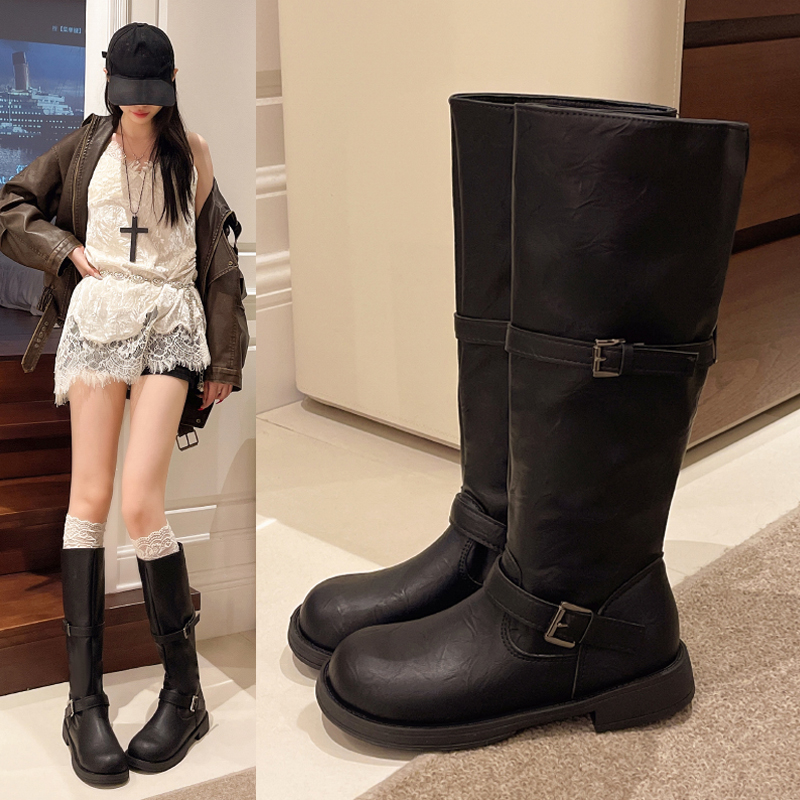 长筒靴女瘦瘦靴2025新款秋冬