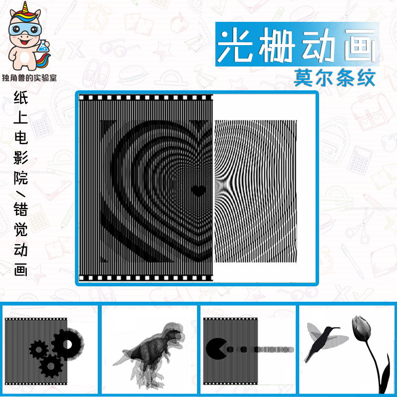 光柵動畫32款圖案實驗玩具套裝兒童禮品同款錯覺動畫莫爾條紋在類目 玩具/童車/益智/積木/模型, 學習/實驗/繪畫文具, 科學實驗中 - 來自Buy2taobao.com提供專業的淘寶代購服務