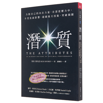 潜质 力挺自己的内在力量 在深度压力中 不受负面影响 超越后天技能 突破局限 港台原版 里奇第凡尼 天下杂志