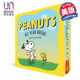 迷你典藏合集 Schulz Mini 漫画 花生漫画·四季 Collection All Peanuts Charles 预售 Year 英文原版 Round