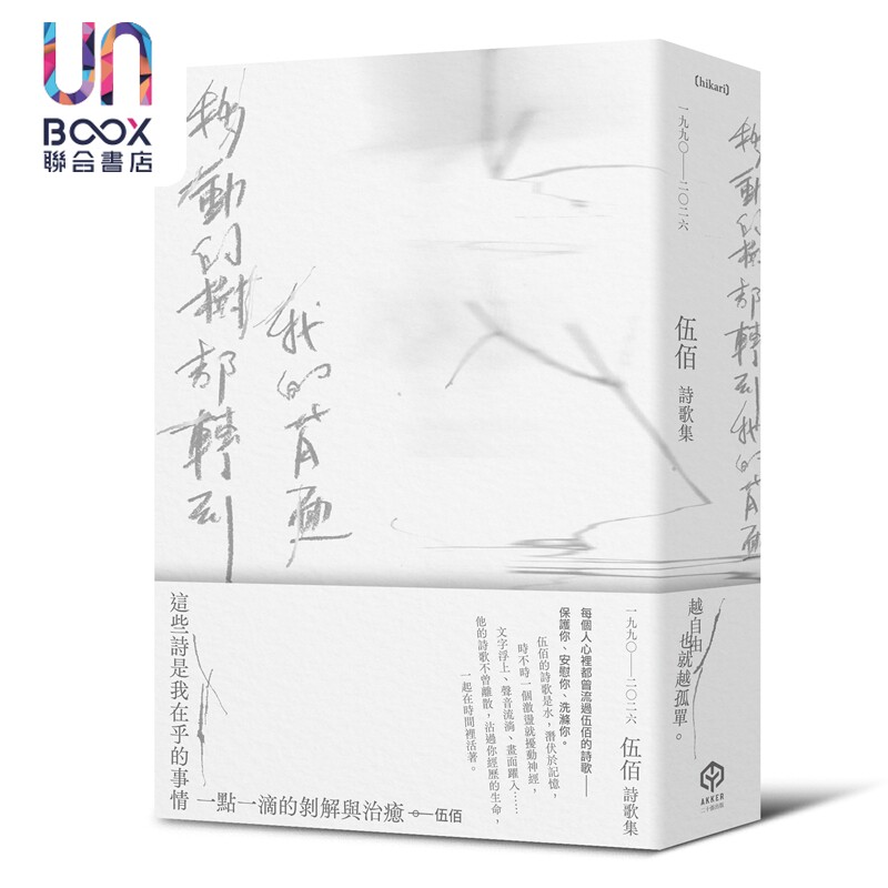 预售 移动的树都转到我的背面（伍佰诗歌集1990–2026）港台艺术原版 伍佰 二十张出版图片
