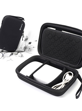 Smatree适用于Apple电脑配件硬壳收纳包电源包鼠标包数码配件盒