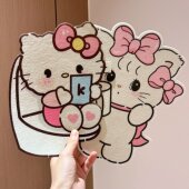 卡通猫咪卫生间马桶盖除臭贴香薰片厕所马桶香薰自粘式 饰好物 装