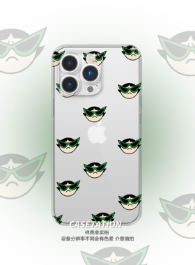 飞天小女家毛毛大头平铺透明iPhone17/苹果17promax华为pura80mate70/vivo小米17OPPOreno14/VIVOX300pro软壳