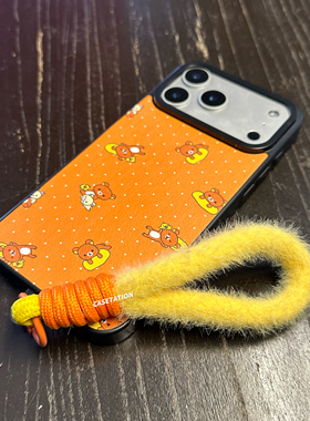 轻松熊大孔刀锋小羊皮iPhone17pro华为pura80mate70小米17红米k70OPPOreno14VIVOX200卡通动漫日系玩偶可爱