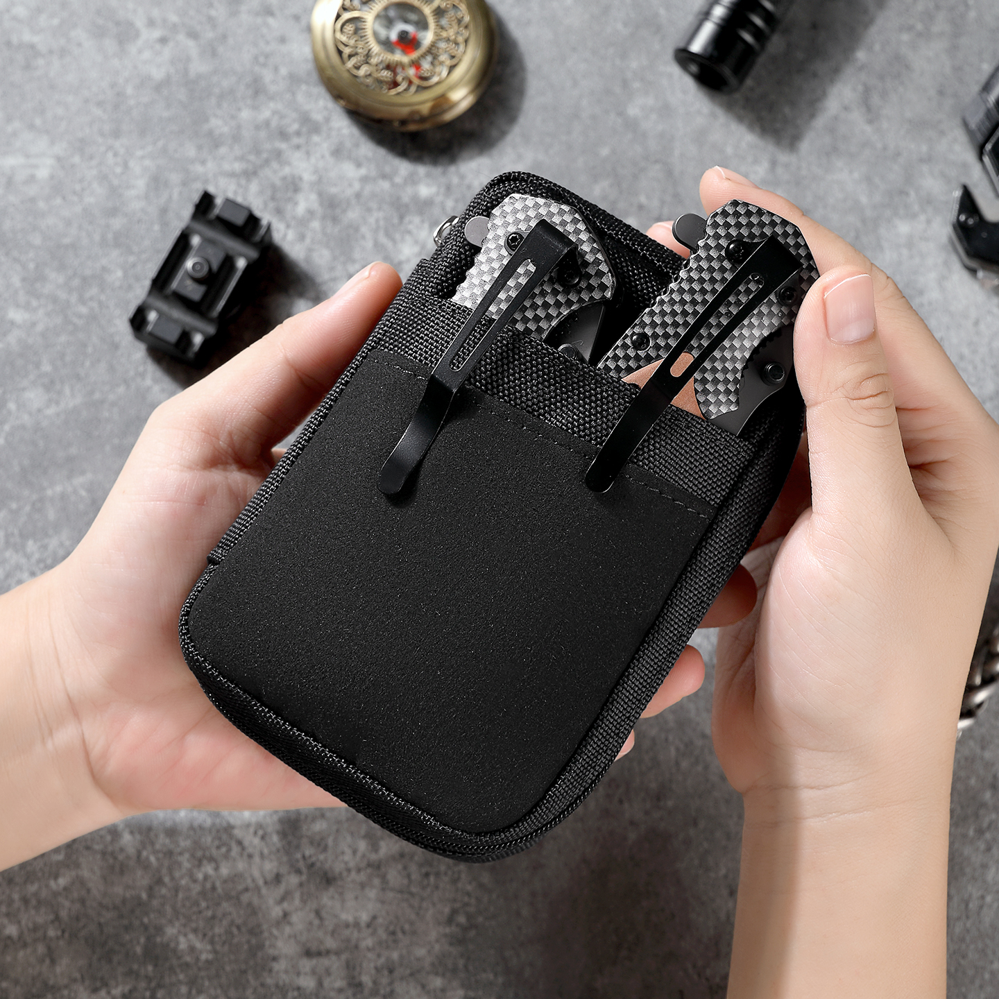 多功能收纳包户外运动杂物袋多用途收纳整理袋随身便携防刮工具包