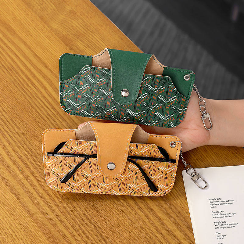 时尚印花墨镜眼镜包收纳袋挂件通用便携眼镜盒男女近视眼镜保护套