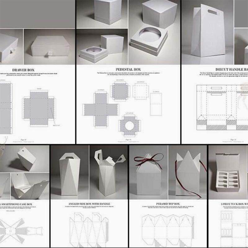 异形包装盒纸盒盒型平面展开图设计结构刀模图刀版立体ai矢量素材