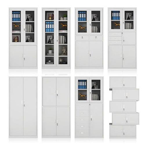 Steel filing cabinet office metal drawer cabinet bookcase