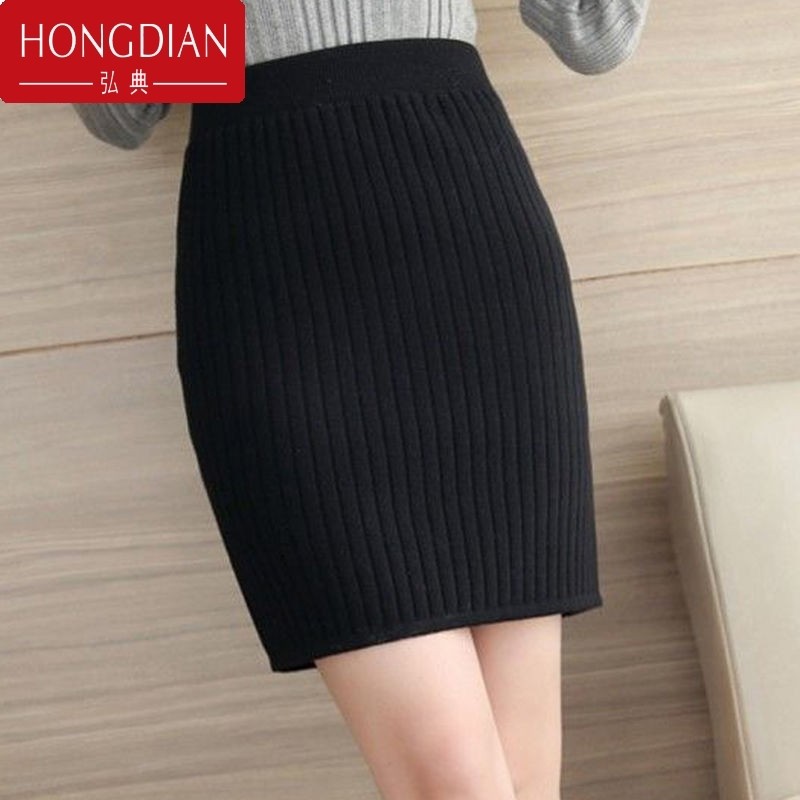 加厚螺纹后开叉针织半身裙冬韩版高腰包臀裙女毛线短裙步裙子|msdalam kategori Butik wanita / wanita, skirt - dari Buy2taobao.com untuk memberikan perkhidmatan ejen Taobao profesional membeli