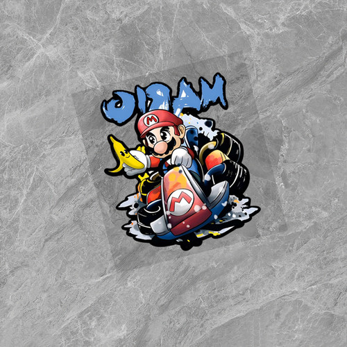 超级玛丽马里奥兄弟车贴