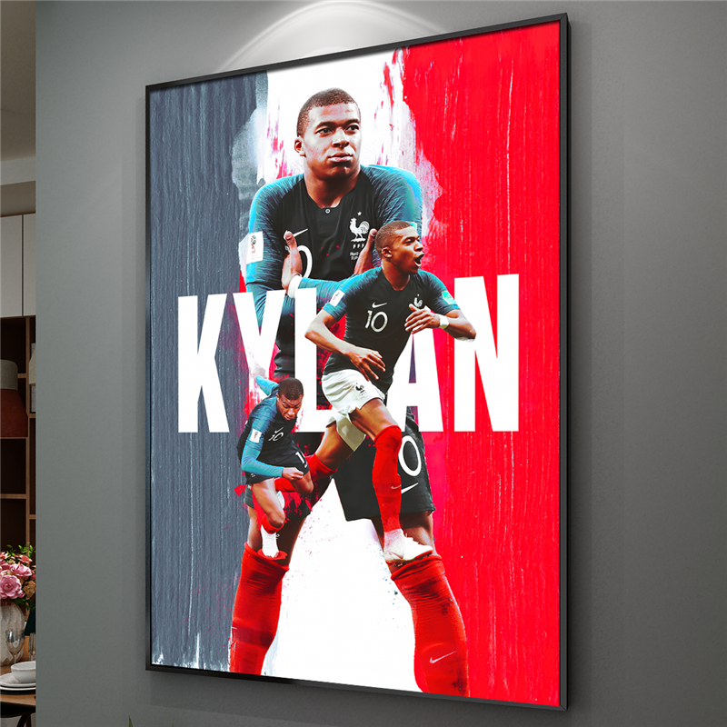 姆巴佩装饰画Mbappe挂墙法国队