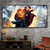 奇异博士装 饰画漫威系列电影海报卧室疯狂科幻多元 宇宙墙壁挂画