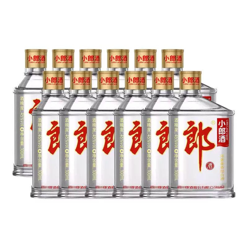 郎酒经典小郎酒歪嘴郎兼香型小瓶装100ml*12瓶纯粮口粮白酒推荐
