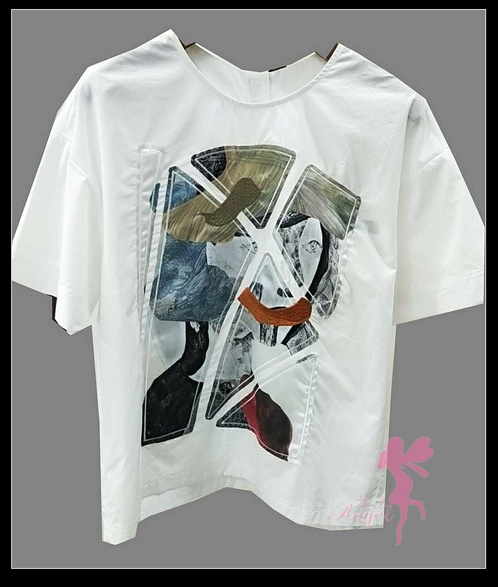 皇冠店 謎底 182MC0247 2018夏裝新款專柜正品襯衫 樹嶼牧歌 499