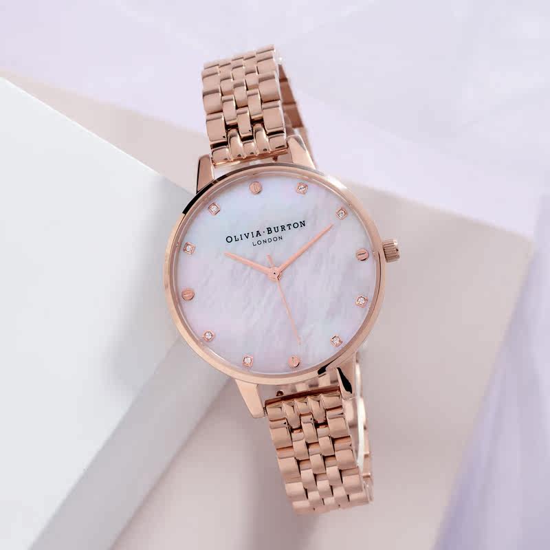 oliviaburton手表月光贝母女