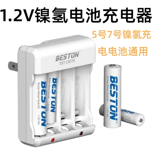 beston佰仕通 无线话筒玩具遥控器1.2V5/7号充电电池家用套装现货