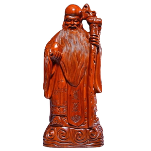 福禄寿实木雕刻送长辈生日佛像