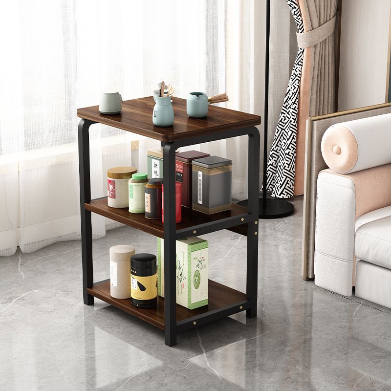 麻将馆茶杯架客厅麻将桌可移动小茶几卧室落地正方形棋牌室茶水架