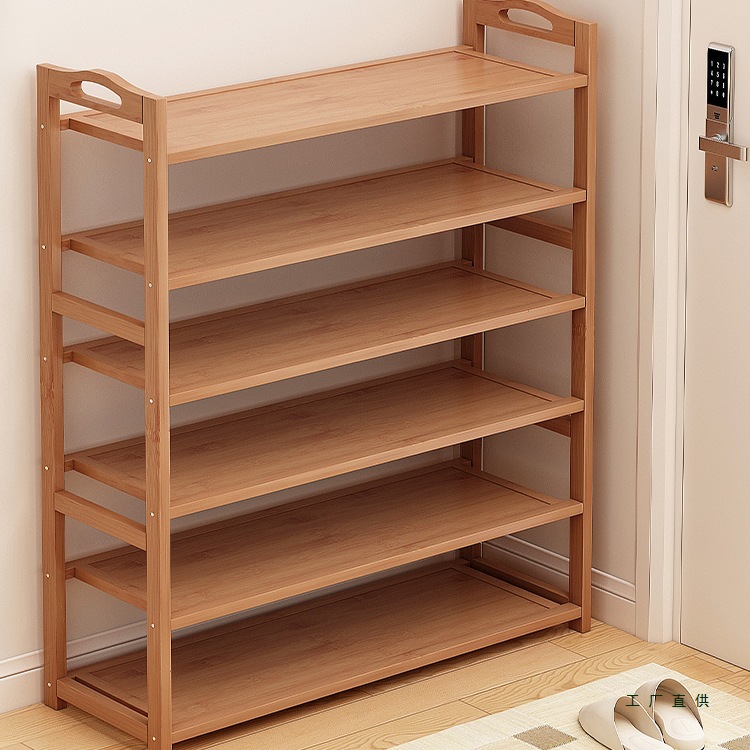 鞋架子家用门口多层入户门简易新款2025实木出租房用室内鞋柜