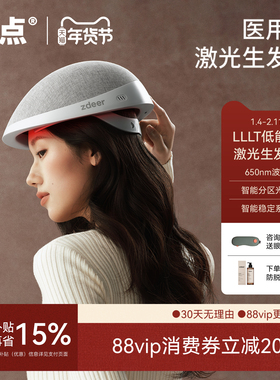 左点激光生发仪医用级红光生发仪头盔养发仪防脱发LLLT低能量激光