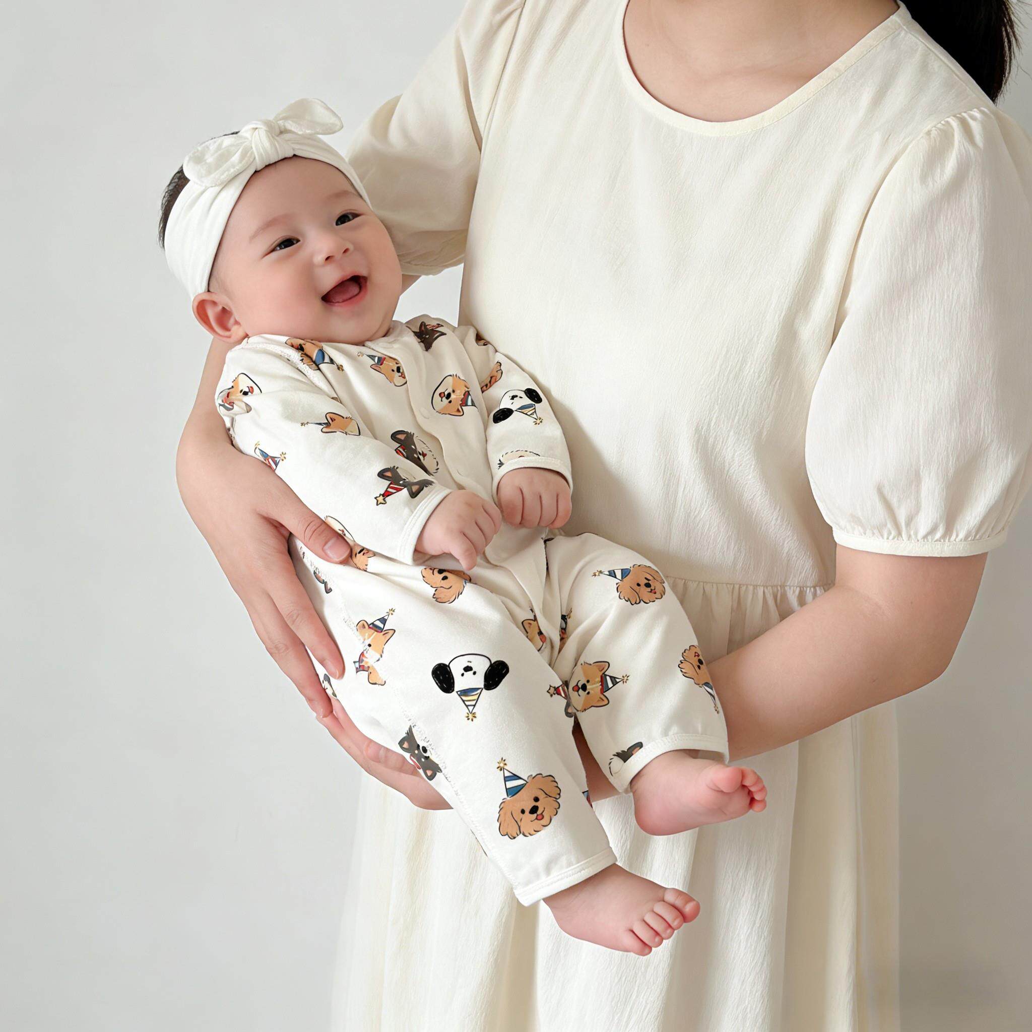 婴儿衣服夏季二一婴幼儿宝宝长袖春秋纯棉新生儿连体衣春装一周岁