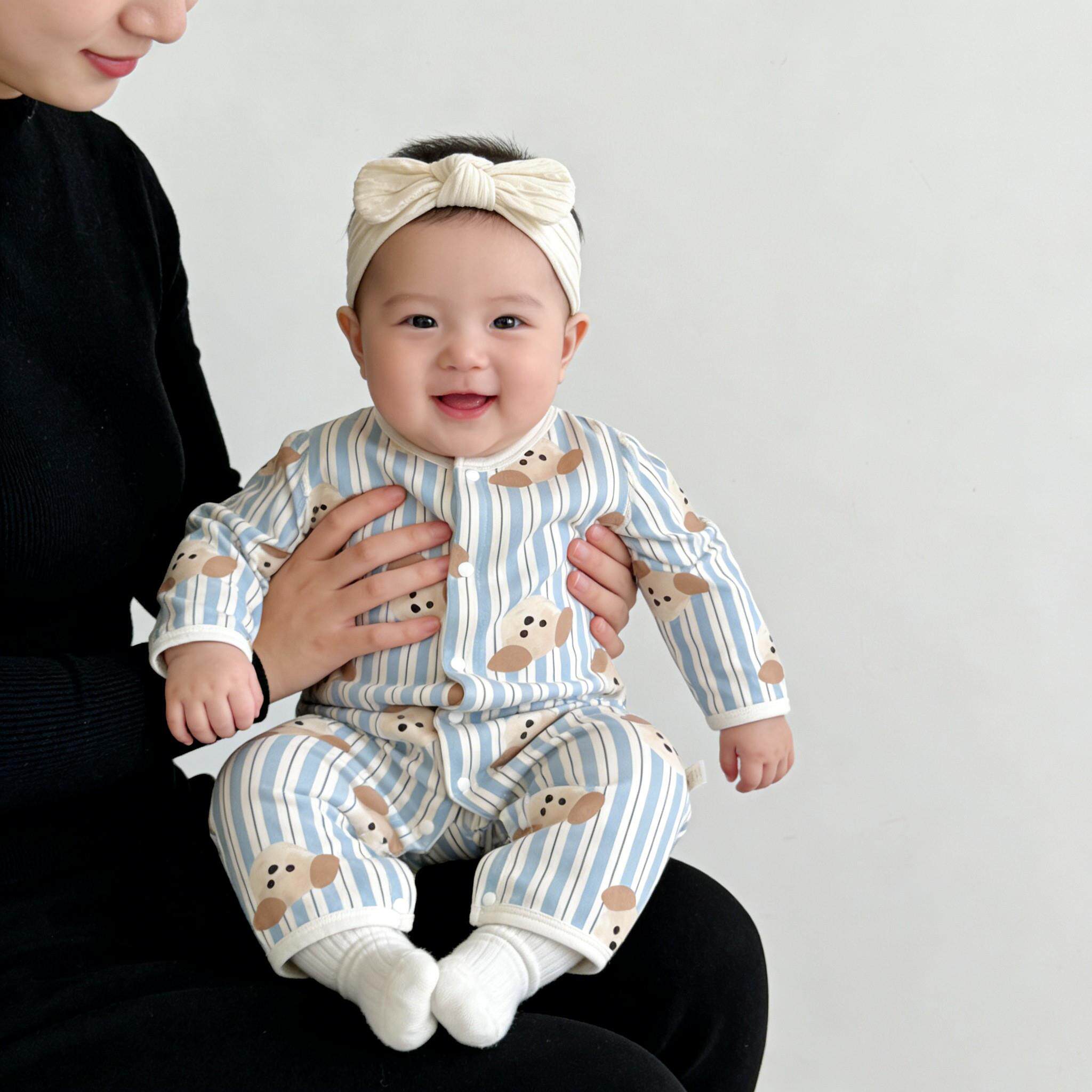 婴儿衣服夏季秋装春装韩版一长袖连体衣纯棉婴幼儿春秋宝宝新生儿