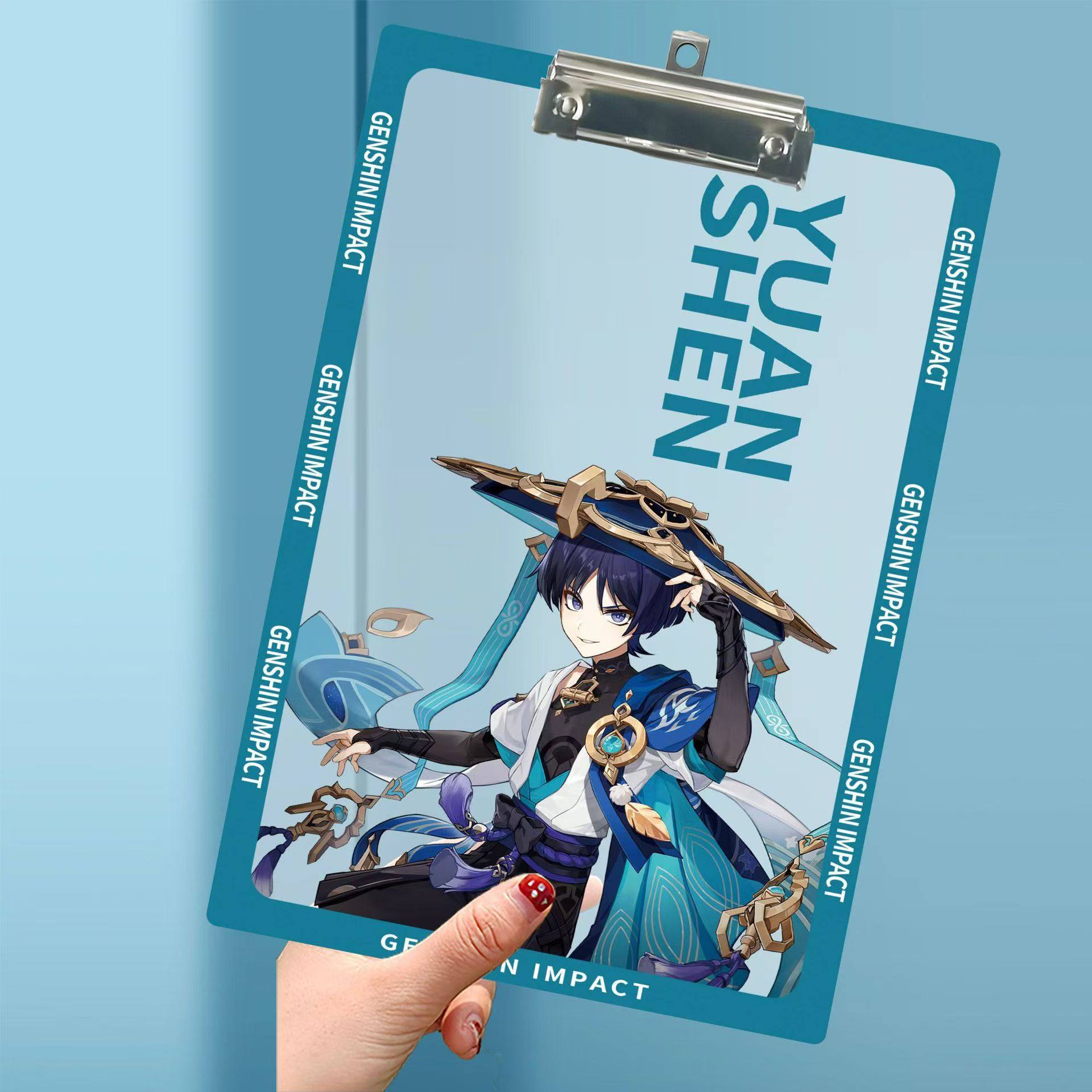 原神板夹学生写字板亚克力A4