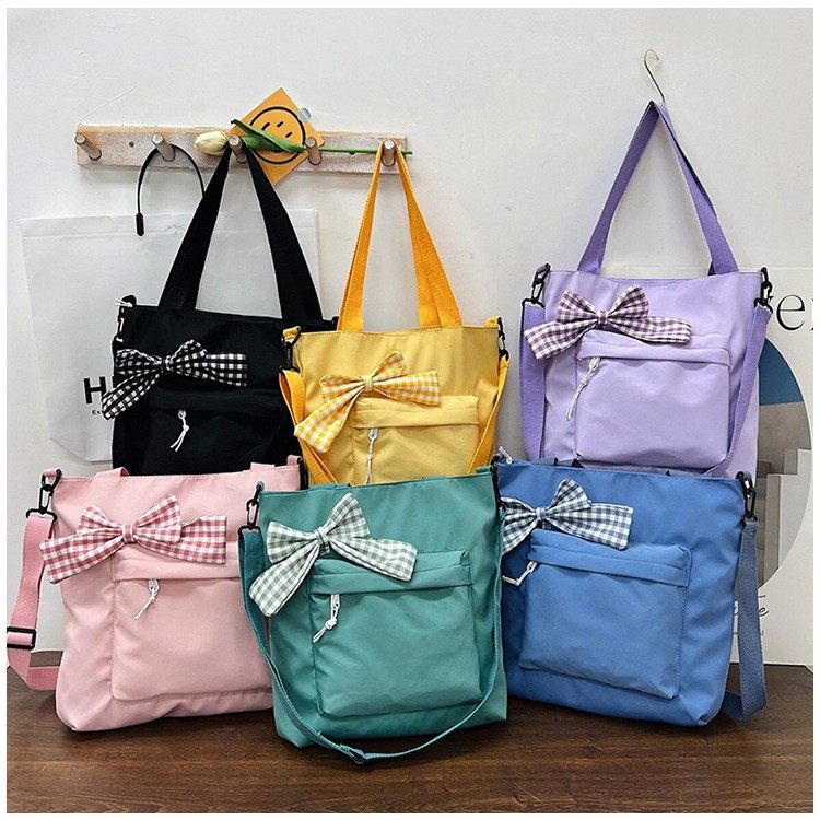 进口韩版清新甜美单肩包女日系学院风高颜值斜挎包中小学生补习