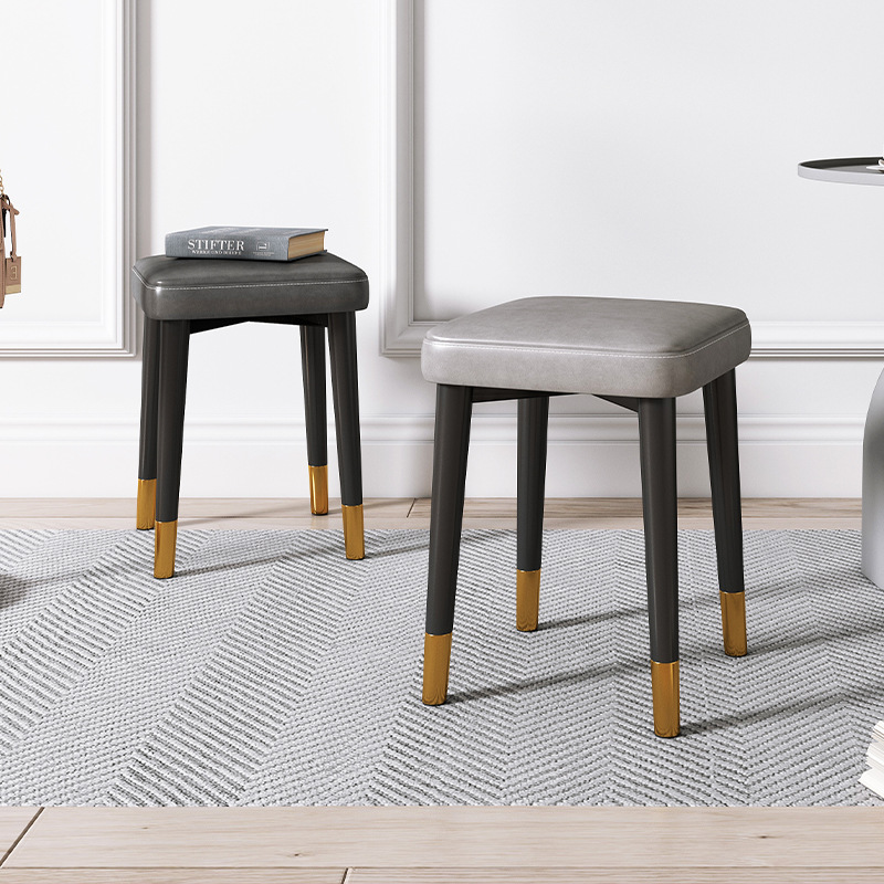 现代轻奢餐椅家用可叠放