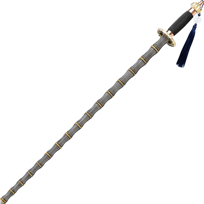 龙泉古越剑铺 伏魔鞭 花纹钢实心钢兵器双锏秦琼奇门钢铁鞭未开刃