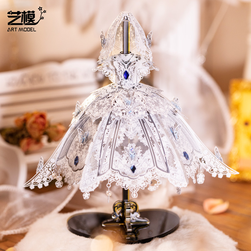 艺模婚纱洛丽塔3D立体拼