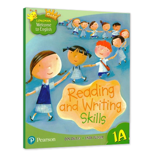 香港朗文培生出版社小学英语教材 welcome to English 1A-6B gold新版 读写练习册reading and writing skills一年级上册阅读写作