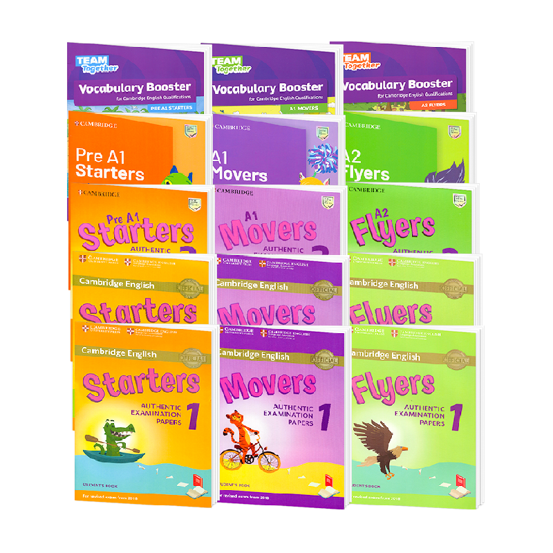 原版新版剑桥yle真题集考试剑桥少儿英语考试全真试题一二三级教材 Starters movers flyers 1 2 3全真备考资料剑桥考级专项训练