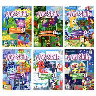 fun skills剑桥国际少儿英语教材YLE考试一级funskills 1 2 3 4 5 6级剑桥yle考级用书剑桥少儿英语一级剑桥考级专用练习题教材