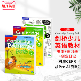 Creaive 2级别A1 练习册 Path Book Journal Activity Primary 主课本 Cambridge 剑桥少儿英语教材 创意日记Student