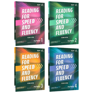 原装进口compass出版 Reading For Speed And Fluency 1 2 3 4级寒暑假短期阅读教材小学高年级初高中速度流利阅读KET/PET考试教材