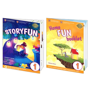 包邮正版现货剑桥官方少儿英语YLE一级考试书教材第二版Story fun for 学生用书带在线自学账号和练习册Storyfun 1-6级Cambridge