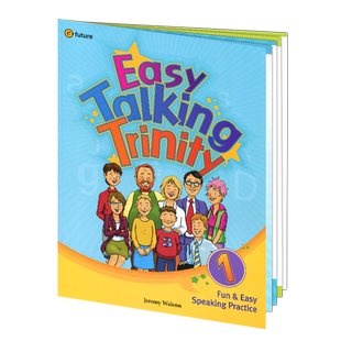 原装进口6-12岁少儿英语口语训练教材麦克森圣三一口语专项教材 easy talking trinity1,2,3小学英语初级入门口语强化练习训练教材
