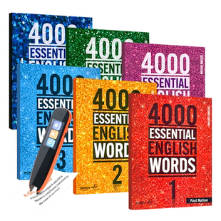 赠智能扫读词典笔 进口原版新版4000 Essential English Words 常见词英语词典初高中英语单词书剑桥雅思词汇4000词