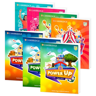 剑桥少儿英语Power Up教材 1 2 3 4 5 6级powerup教材剑桥英语教材小学英语教材YLE剑桥英语考试 剑桥词汇语法英文原版教材 PU教材