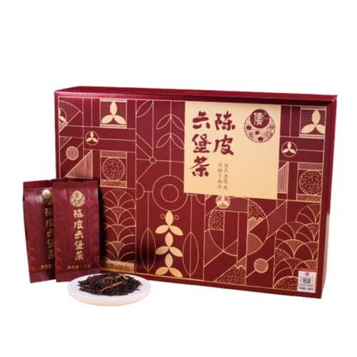侨宝新会陈皮六堡茶210g礼盒装